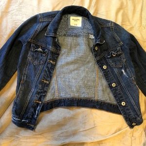 Navy Blue Denim Jean Jacket